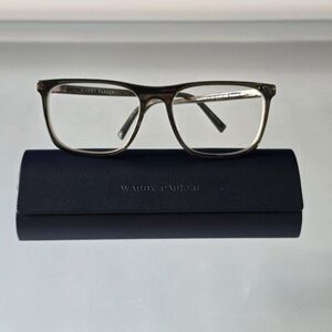 Warby Parker Fletcher W 719 Eyeglasses Frames Black Full Rim Square 57-17-145